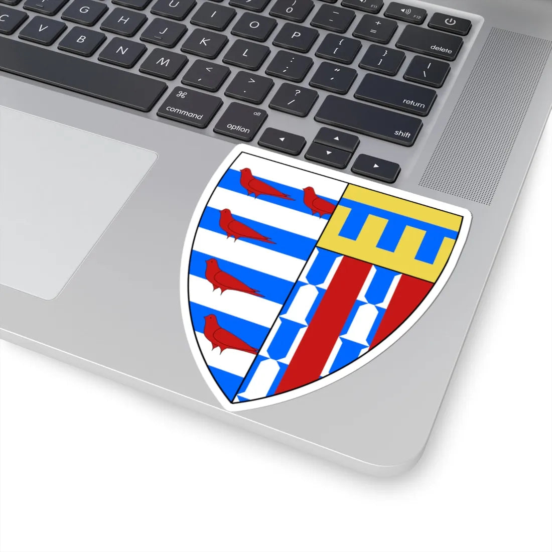 Pembroke College Cambridge shield (England) (Coat of Arms) STICKER Vinyl Kiss-Cut Decal - The Sticker Space