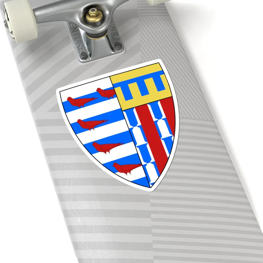 Pembroke College Cambridge shield (England) (Coat of Arms) STICKER Vinyl Kiss-Cut Decal - The Sticker Space