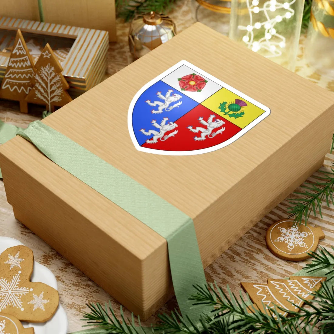 Pembroke College Oxford Coat Of Arms (England) (Coat of Arms) STICKER Vinyl Kiss-Cut Decal - The Sticker Space