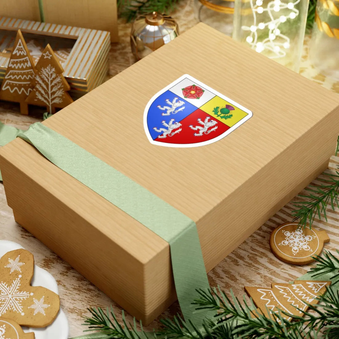 Pembroke College Oxford Coat Of Arms (England) (Coat of Arms) STICKER Vinyl Kiss-Cut Decal - The Sticker Space