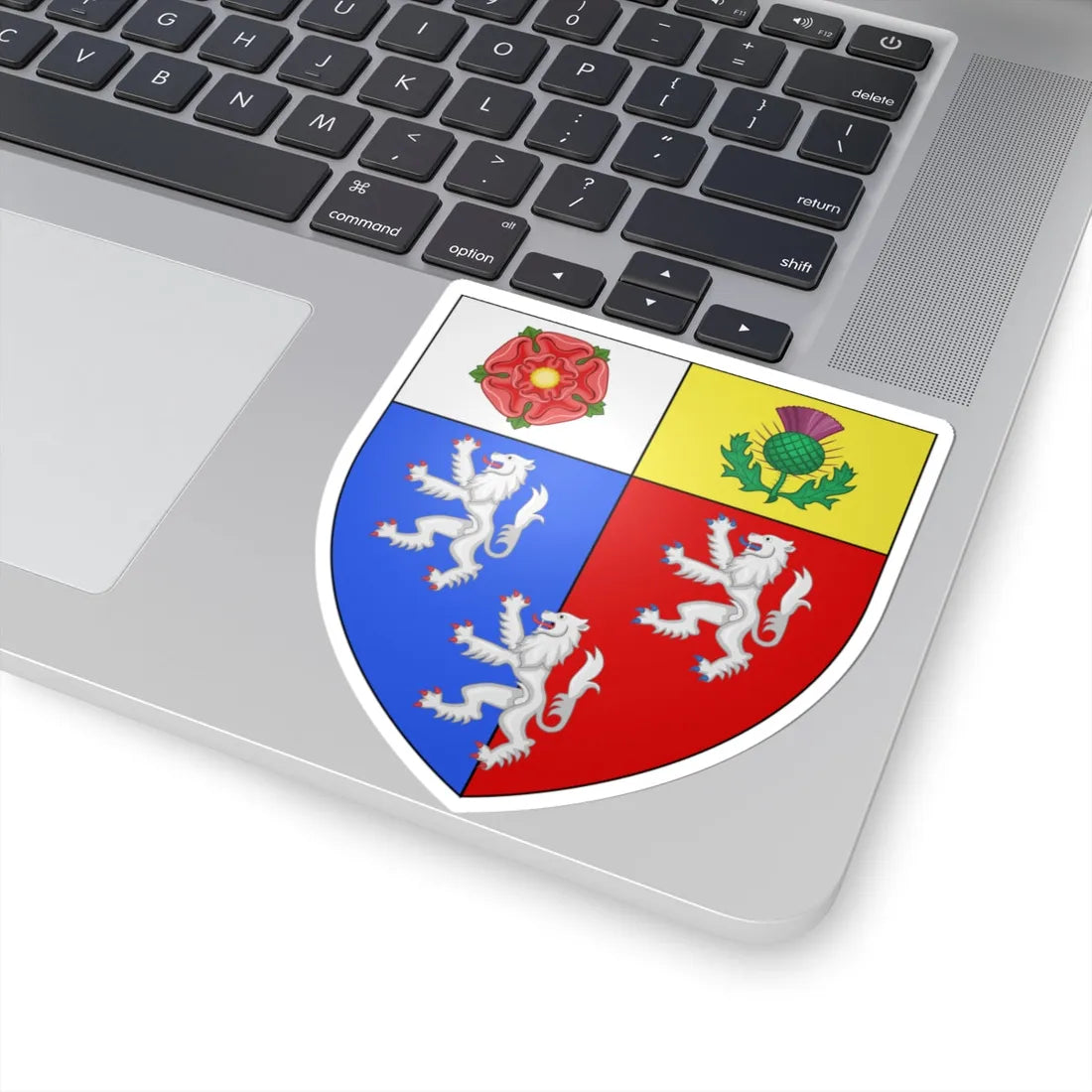 Pembroke College Oxford Coat Of Arms (England) (Coat of Arms) STICKER Vinyl Kiss-Cut Decal - The Sticker Space