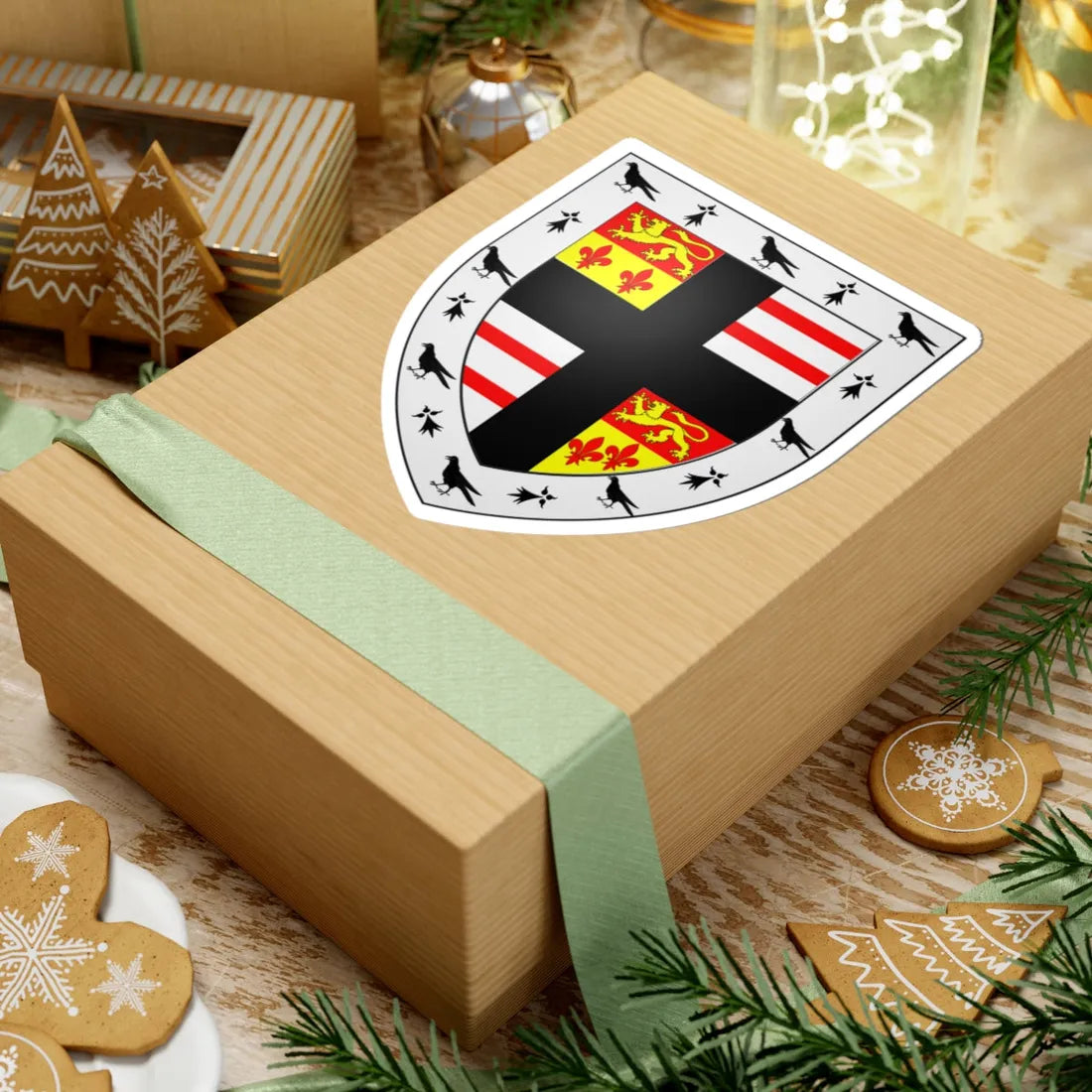 PEMBROKESHIRE COUNTY COUNCIL (United Kingdom) (Coat of Arms) STICKER Vinyl Kiss-Cut Decal - The Sticker Space