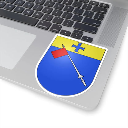 Épendes-FR-coat of arms (Switzerland) (Coat of Arms) STICKER Vinyl Kiss-Cut Decal - The Sticker Space