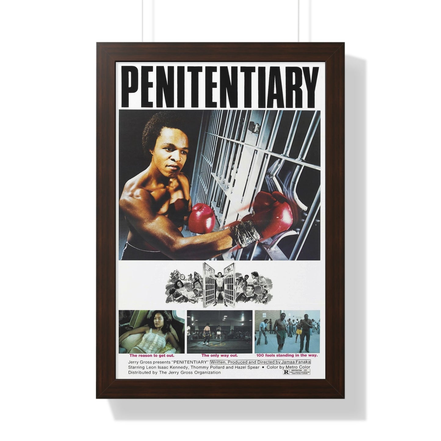 PENITENTIARY 1979 - Framed Movie Poster-16″ x 24″-The Sticker Space