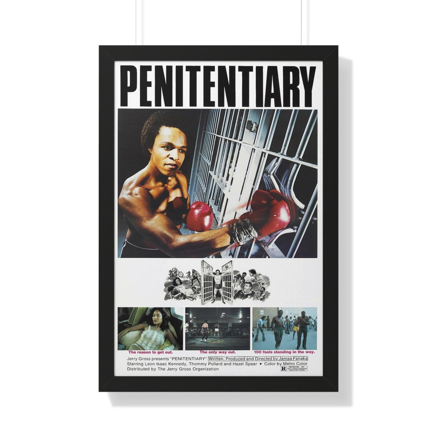 PENITENTIARY 1979 - Framed Movie Poster-20" x 30"-The Sticker Space