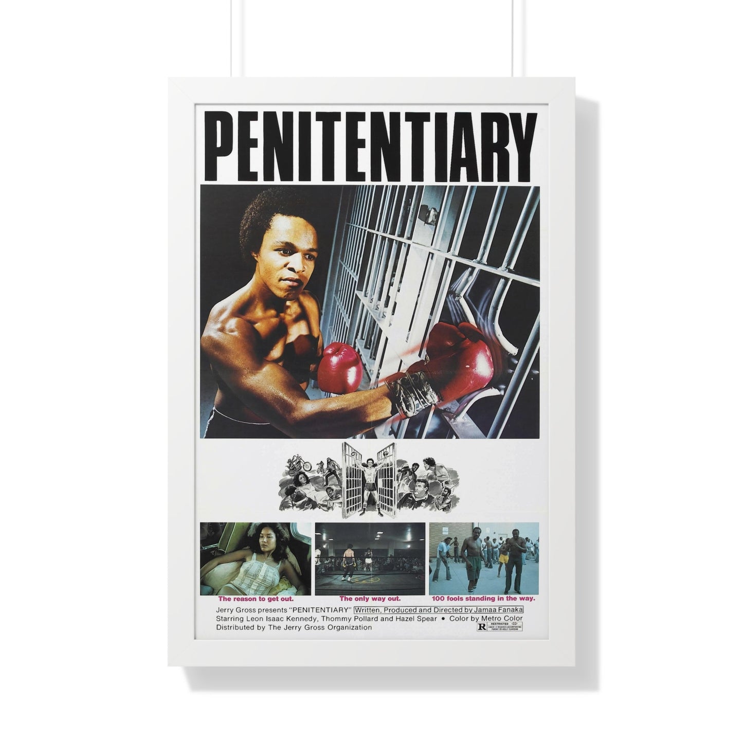 PENITENTIARY 1979 - Framed Movie Poster-20" x 30"-The Sticker Space