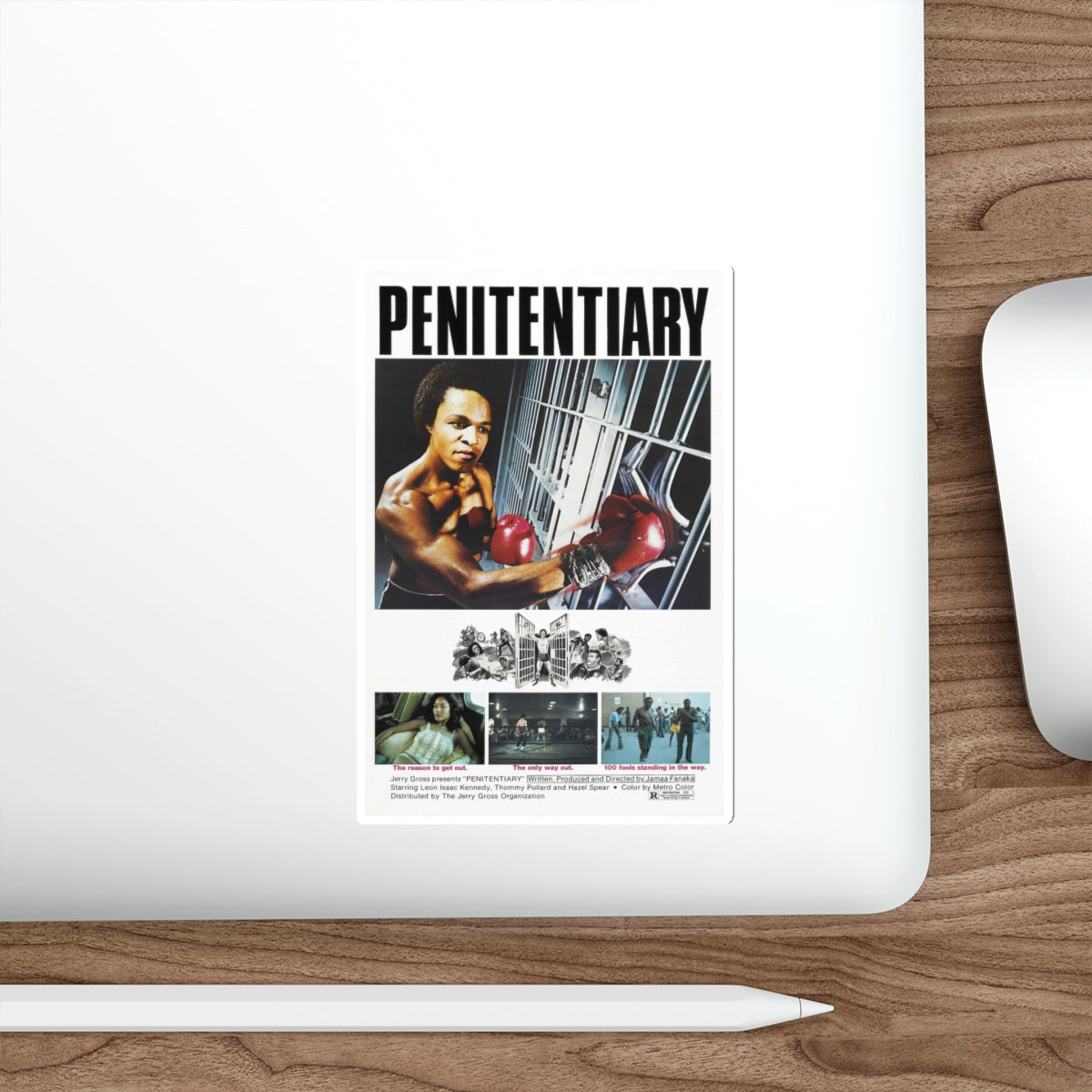 PENITENTIARY 1979 Movie Poster STICKER Vinyl Die-Cut Decal-The Sticker Space