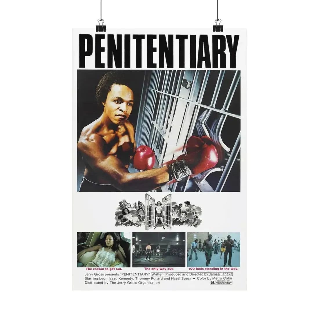 PENITENTIARY 1979 - Paper Movie Poster - The Sticker Space