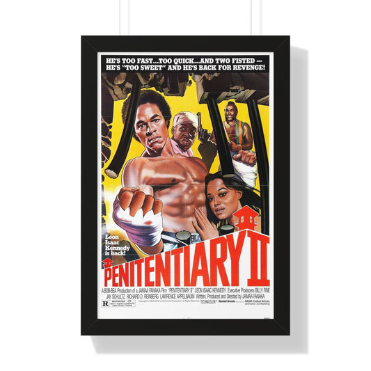 PENITENTIARY 2 1982 - Framed Movie Poster-16″ x 24″-The Sticker Space