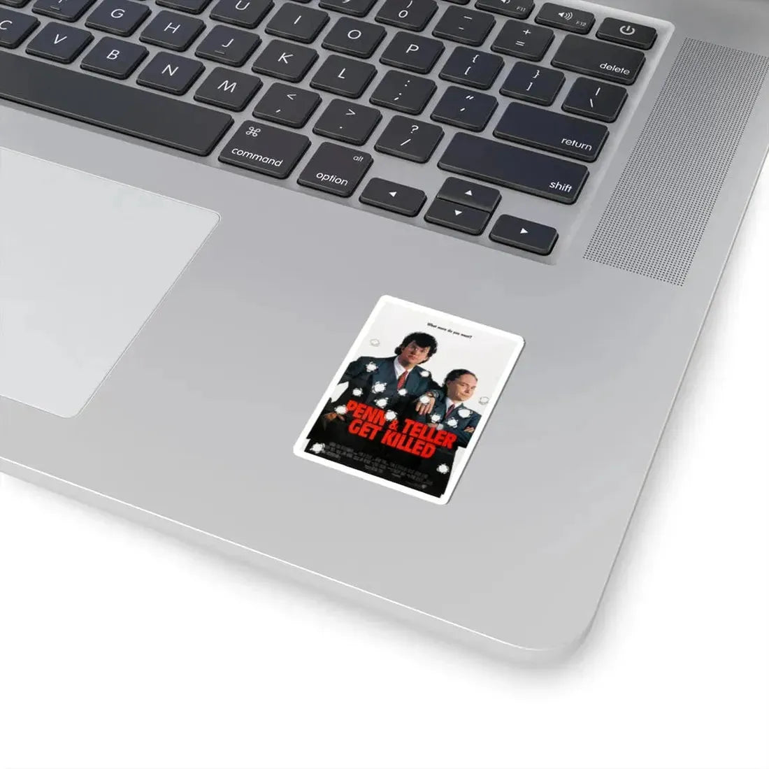Penn & Teller Get Killed 1989 Movie Poster - STICKER Vinyl Kiss-Cut Decal - The Sticker Space