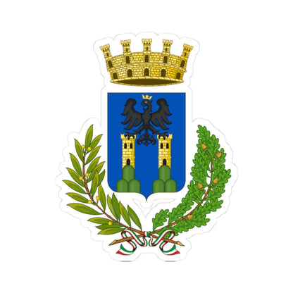 Pennabilli-Stemma (Italy) (Coat of Arms) STICKER Vinyl Kiss-Cut Decal 3 Inch White - The Sticker Space