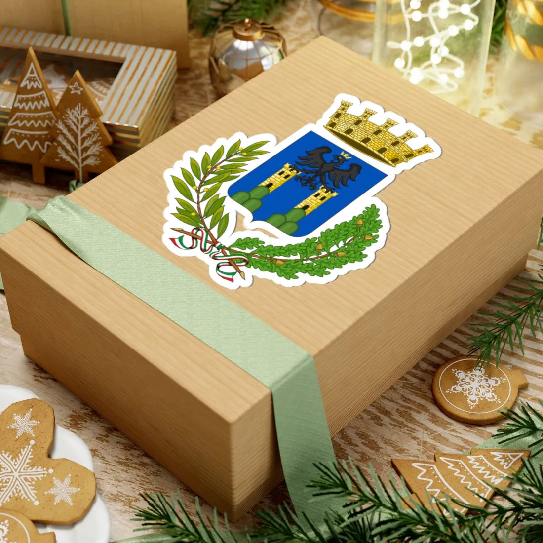 Pennabilli-Stemma (Italy) (Coat of Arms) STICKER Vinyl Kiss-Cut Decal - The Sticker Space