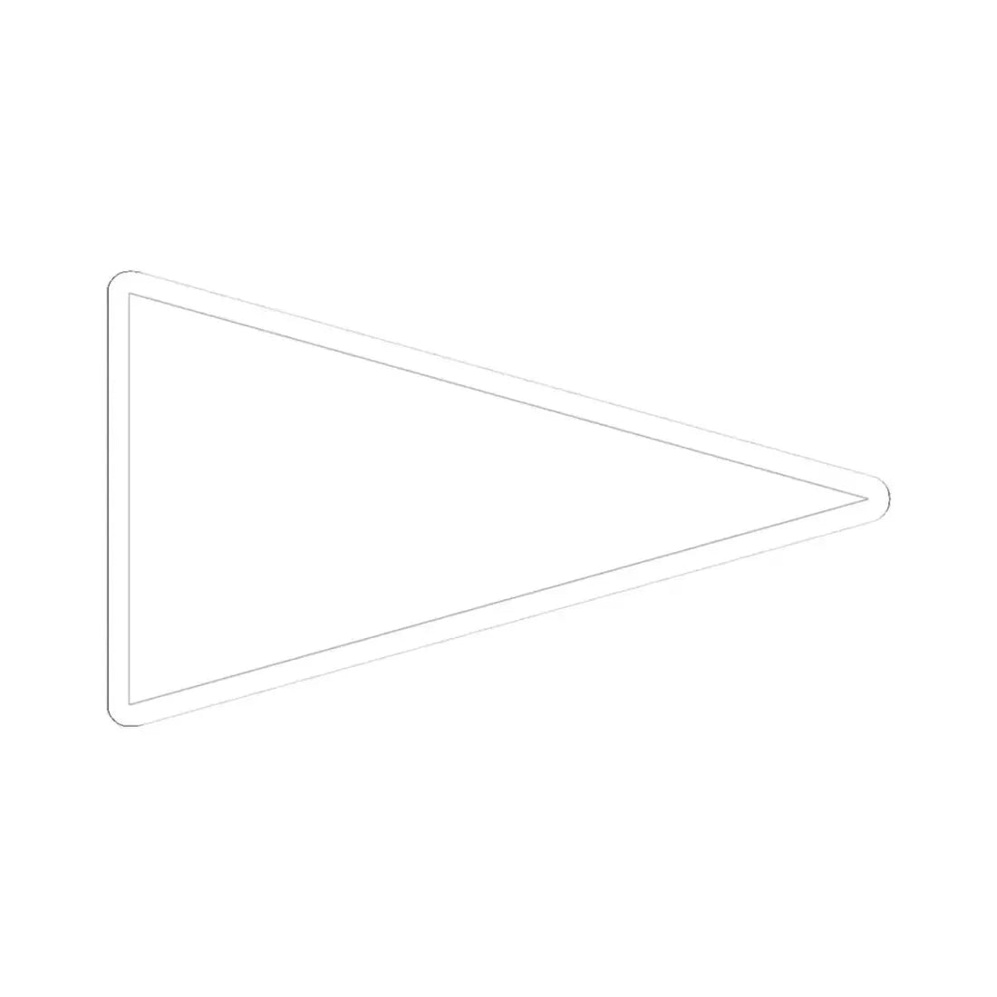 Pennant of the Archer (United States) STICKER Vinyl Kiss-Cut Decal 3 Inch White - The Sticker Space