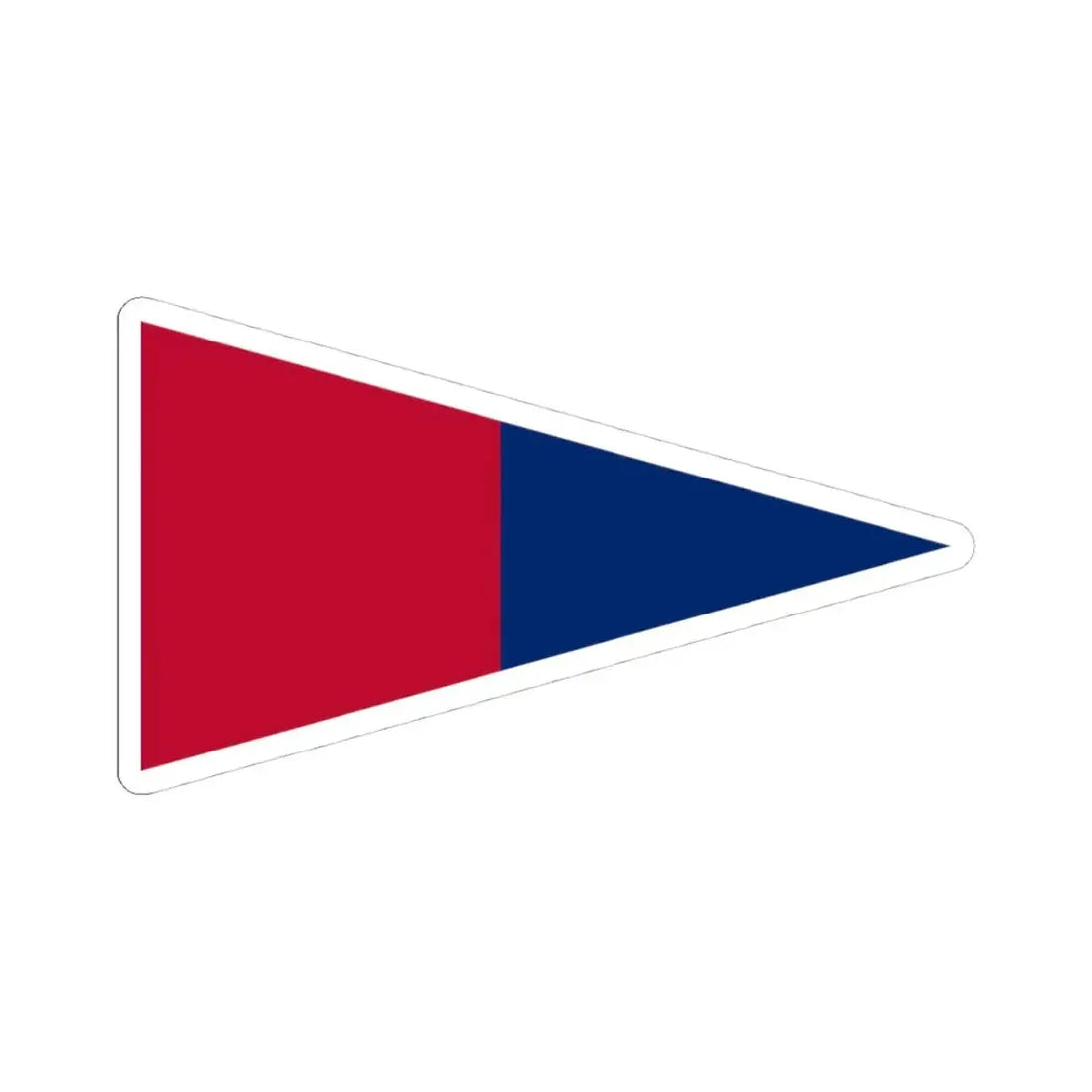 Pennant of the San Antonio (United States) STICKER Vinyl Kiss-Cut Decal 4 Inch White - The Sticker Space