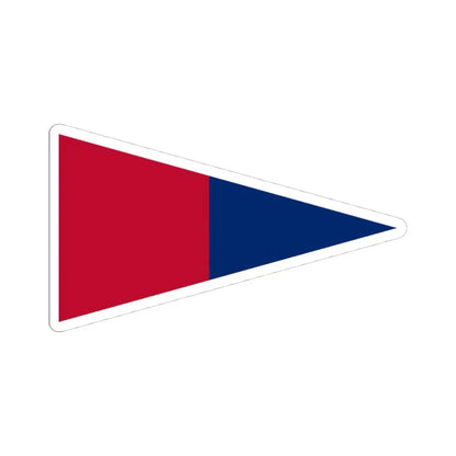 Pennant of the San Antonio (United States) STICKER Vinyl Kiss-Cut Decal 4 Inch White - The Sticker Space