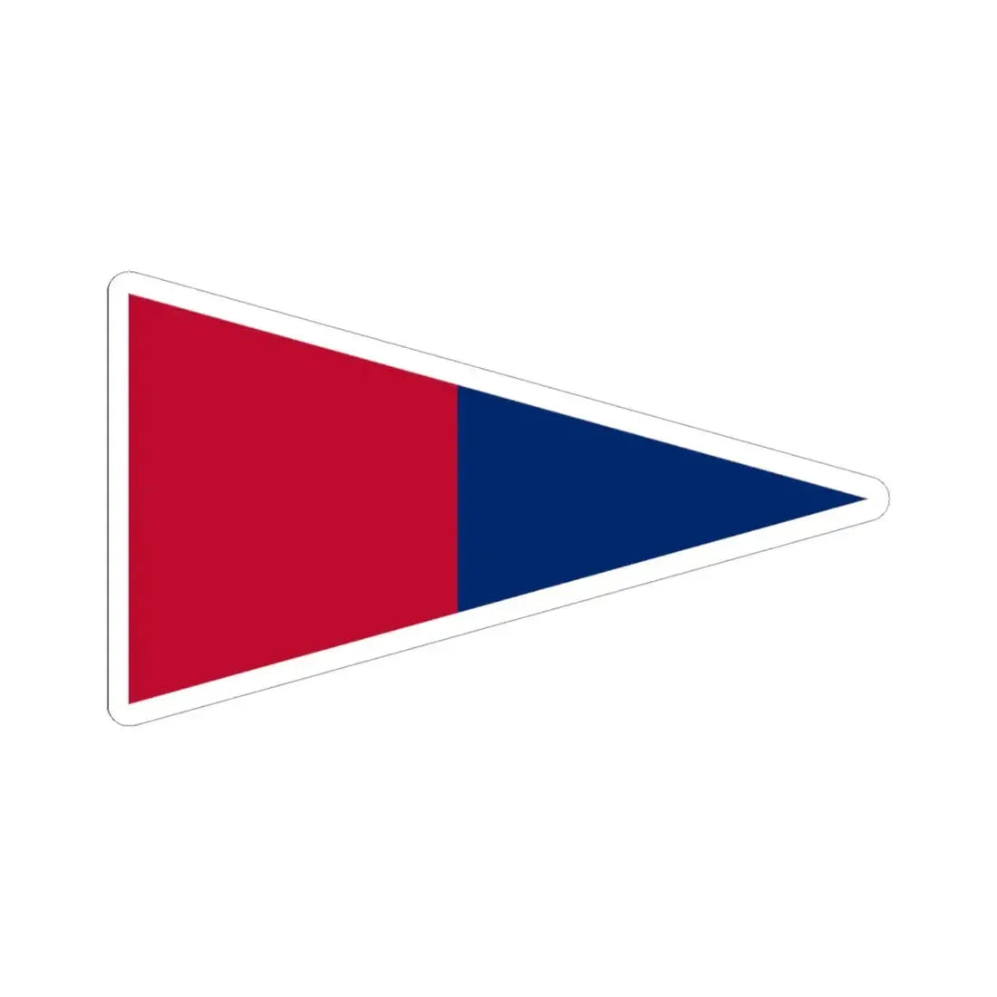 Pennant of the San Antonio (United States) STICKER Vinyl Kiss-Cut Decal 6 Inch White - The Sticker Space