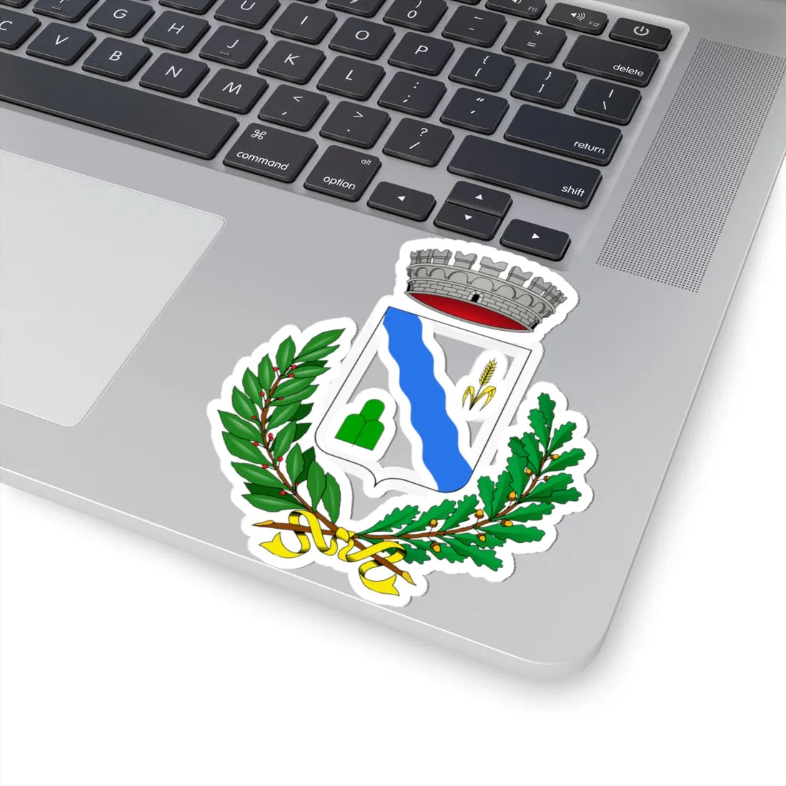 Pennapiedimonte-Stemma (Italy) (Coat of Arms) STICKER Vinyl Kiss-Cut Decal - The Sticker Space