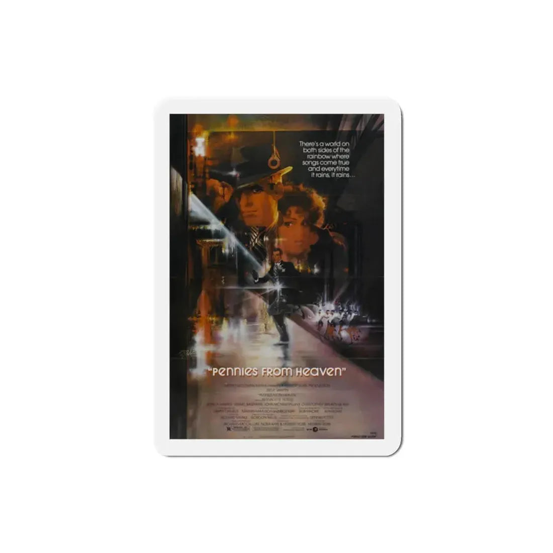 Pennies from Heaven 1981 Movie Poster Refrigerator Magnet 2 Inch - The Sticker Space