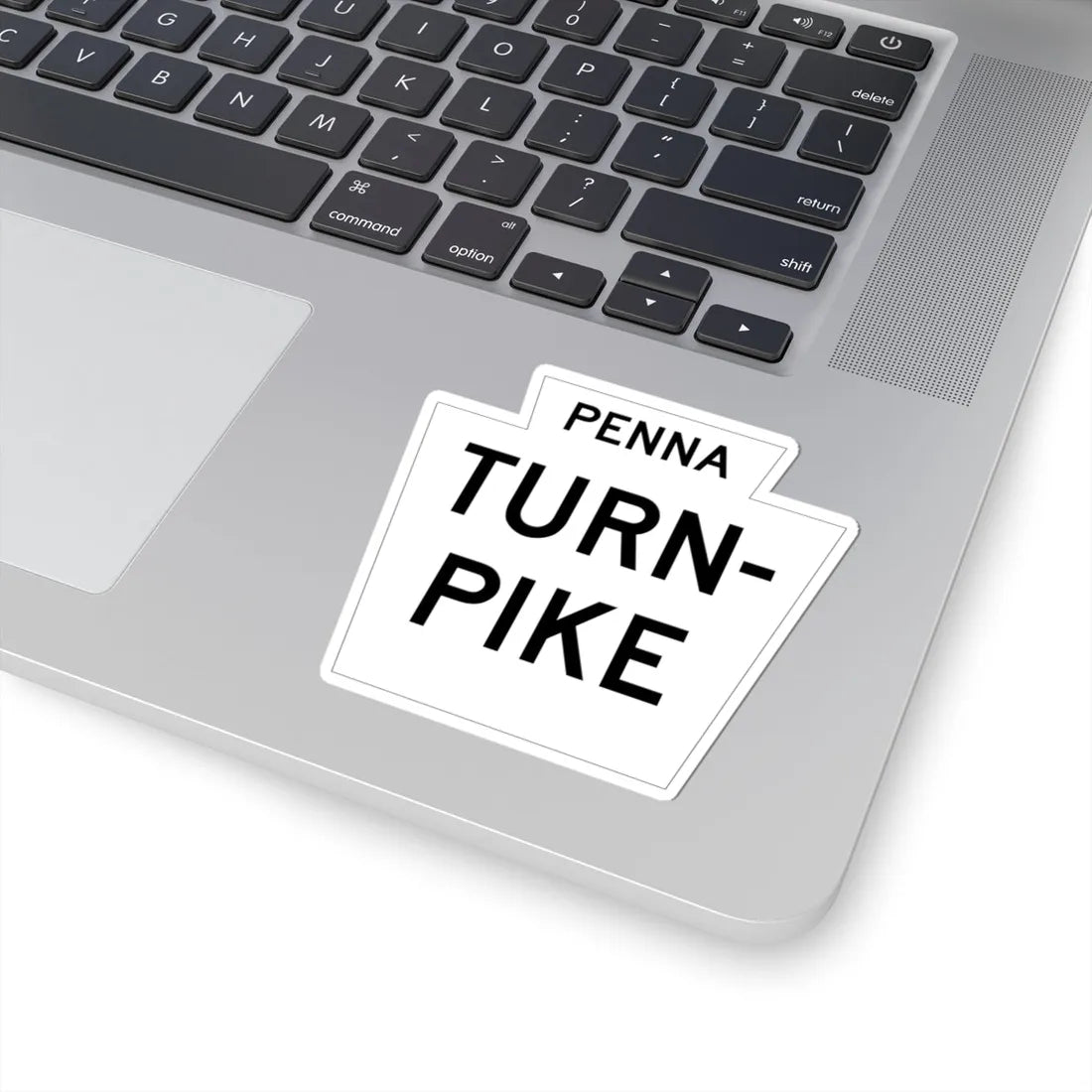 Pennsylvania Turnpike logo white (Pennsylvania) (Road Sign) STICKER Vinyl Kiss-Cut Decal - The Sticker Space