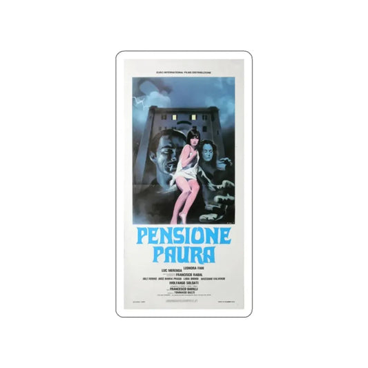 PENSIONE PAURA (ITALIAN) 1978 Movie Poster STICKER Vinyl Die-Cut Decal 2 Inch - The Sticker Space