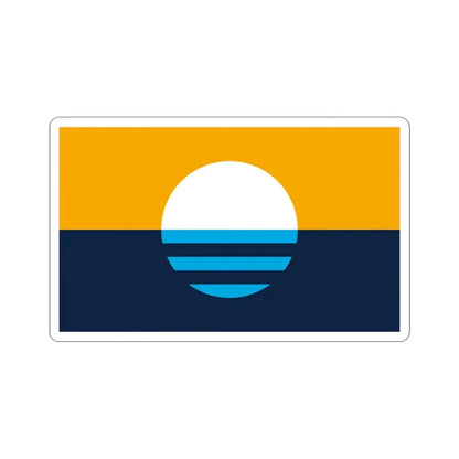 Peoples Flag of Milwaukee (United States) STICKER Vinyl Kiss-Cut Decal 3 Inch White - The Sticker Space