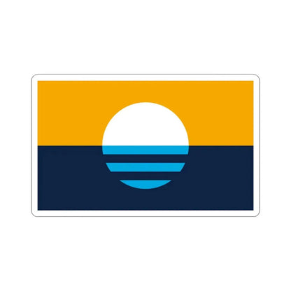 Peoples Flag of Milwaukee (United States) STICKER Vinyl Kiss-Cut Decal 4 Inch White - The Sticker Space