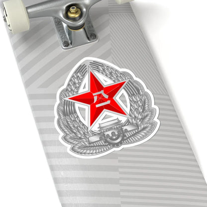 Peoples Liberation Army Reserve cap badge (China) (Coat of Arms) STICKER Vinyl Kiss-Cut Decal - The Sticker Space