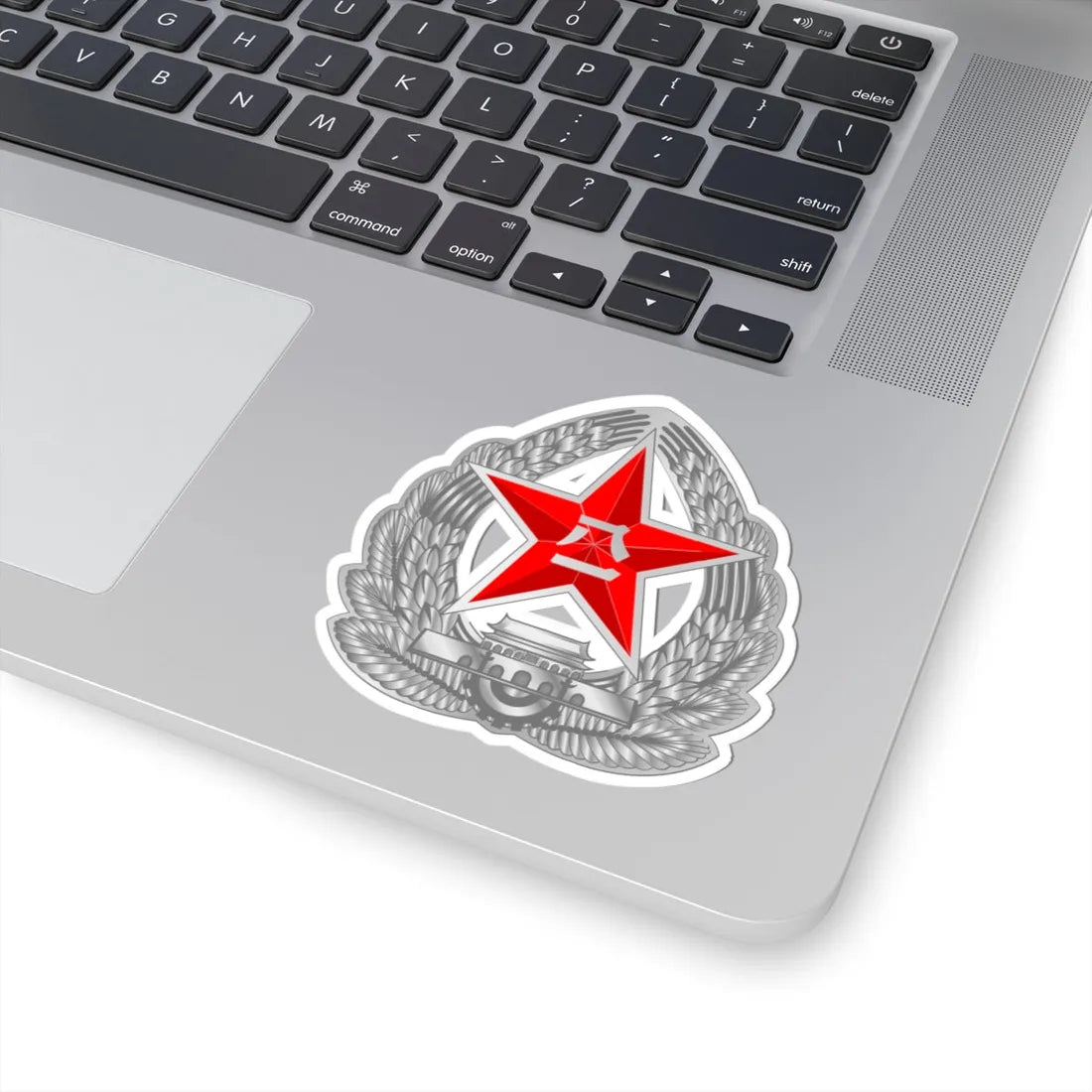 Peoples Liberation Army Reserve cap badge (China) (Coat of Arms) STICKER Vinyl Kiss-Cut Decal - The Sticker Space