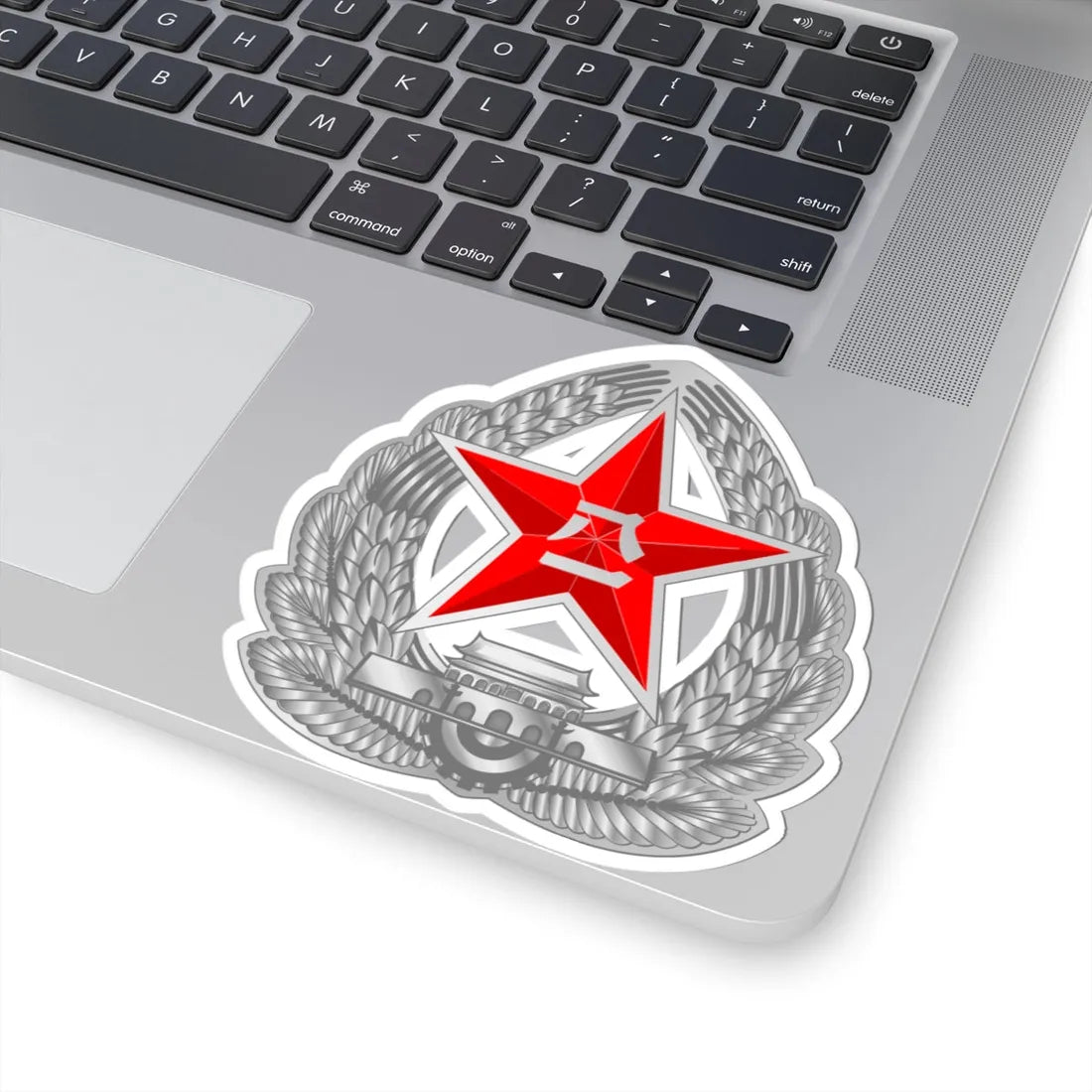 Peoples Liberation Army Reserve cap badge (China) (Coat of Arms) STICKER Vinyl Kiss-Cut Decal - The Sticker Space
