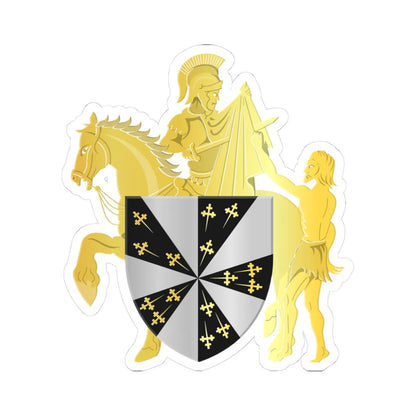 Pepingen wapen (Belgium) (Coat of Arms) STICKER Vinyl Kiss-Cut Decal 3 Inch White - The Sticker Space