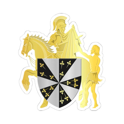 Pepingen wapen (Belgium) (Coat of Arms) STICKER Vinyl Kiss-Cut Decal 6 Inch White - The Sticker Space