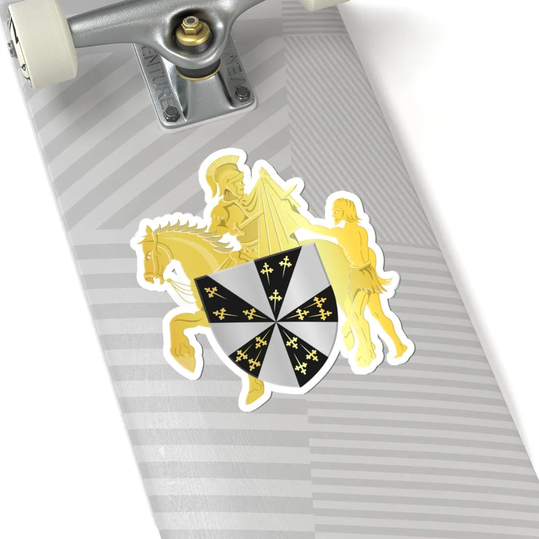 Pepingen wapen (Belgium) (Coat of Arms) STICKER Vinyl Kiss-Cut Decal - The Sticker Space