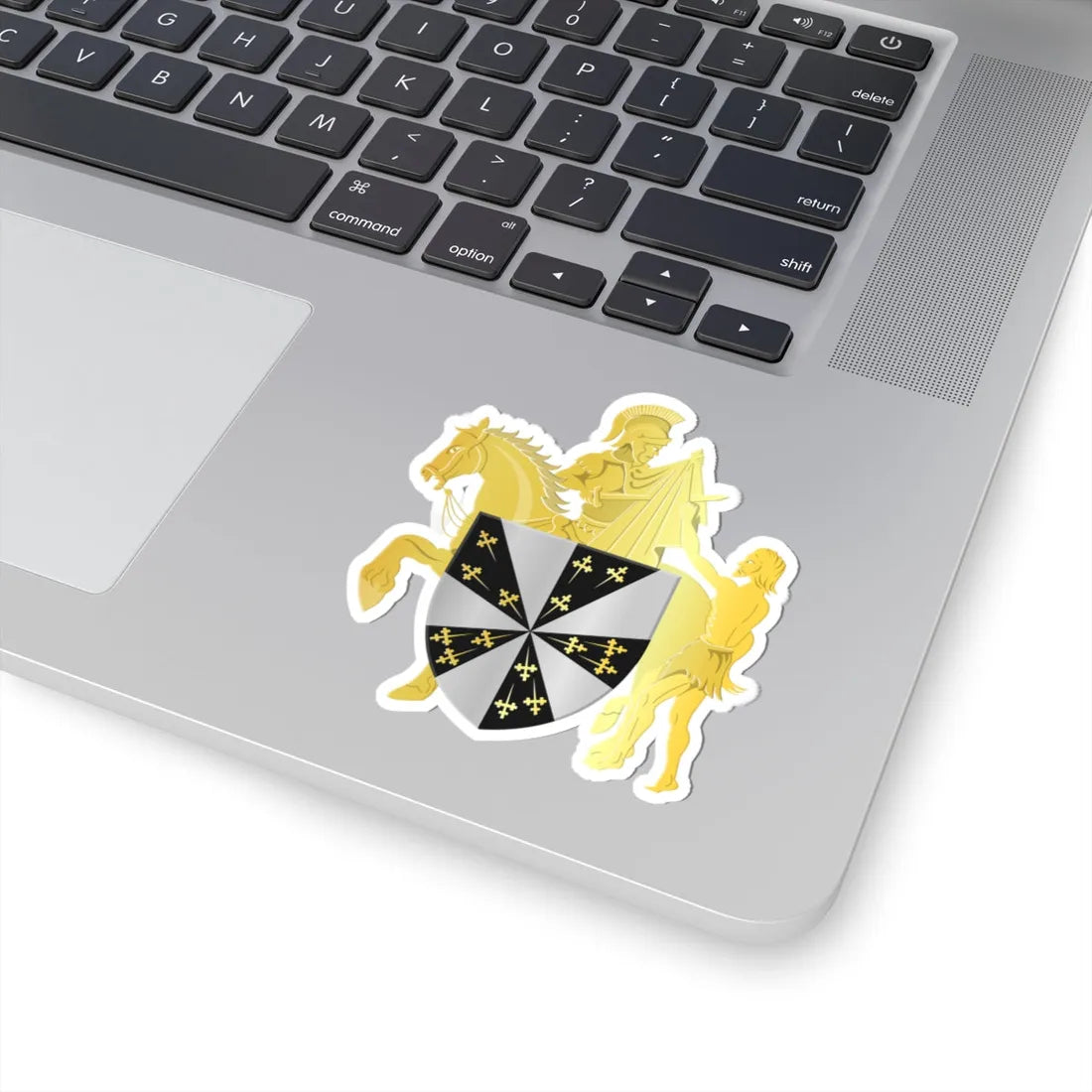 Pepingen wapen (Belgium) (Coat of Arms) STICKER Vinyl Kiss-Cut Decal - The Sticker Space
