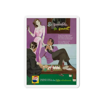 Pepsi-Cola, ad illustration (1) (Magazine Illustration) Refrigerator Magnet - The Sticker Space