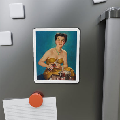 Pepsi-Cola, ad illustration (2) (Magazine Illustration) Refrigerator Magnet-The Sticker Space