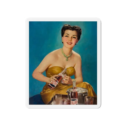 Pepsi-Cola, ad illustration (2) (Magazine Illustration) Refrigerator Magnet - The Sticker Space