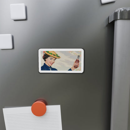 Pepsi-Cola, ad illustration (Magazine Illustration) Refrigerator Magnet-The Sticker Space