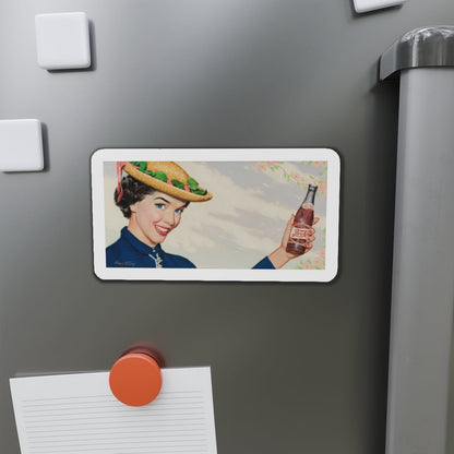 Pepsi-Cola, ad illustration (Magazine Illustration) Refrigerator Magnet-The Sticker Space