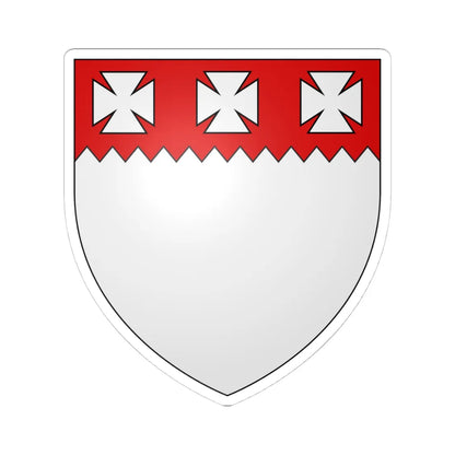 Perceval arms (Ireland) (Coat of Arms) STICKER Vinyl Kiss-Cut Decal 4 Inch White - The Sticker Space