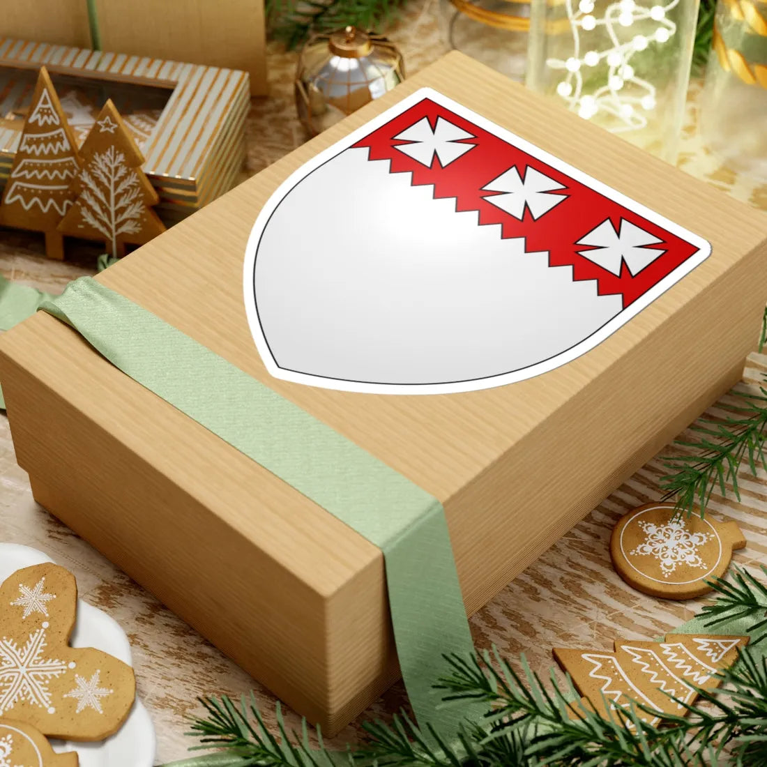 Perceval arms (Ireland) (Coat of Arms) STICKER Vinyl Kiss-Cut Decal - The Sticker Space