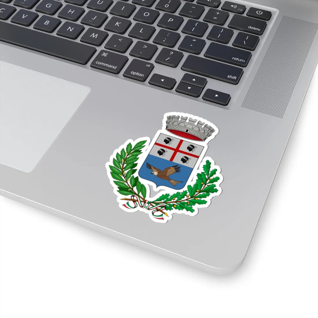 Perdasdefogu-Stemma (Italy) (Coat of Arms) STICKER Vinyl Kiss-Cut Decal - The Sticker Space