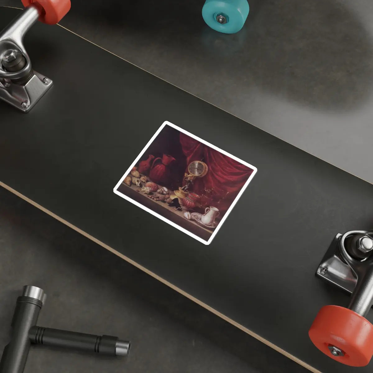 SKU:25396299745356427577 Sticker types:White Shape:Die-Cut Sizes:4" × 4"