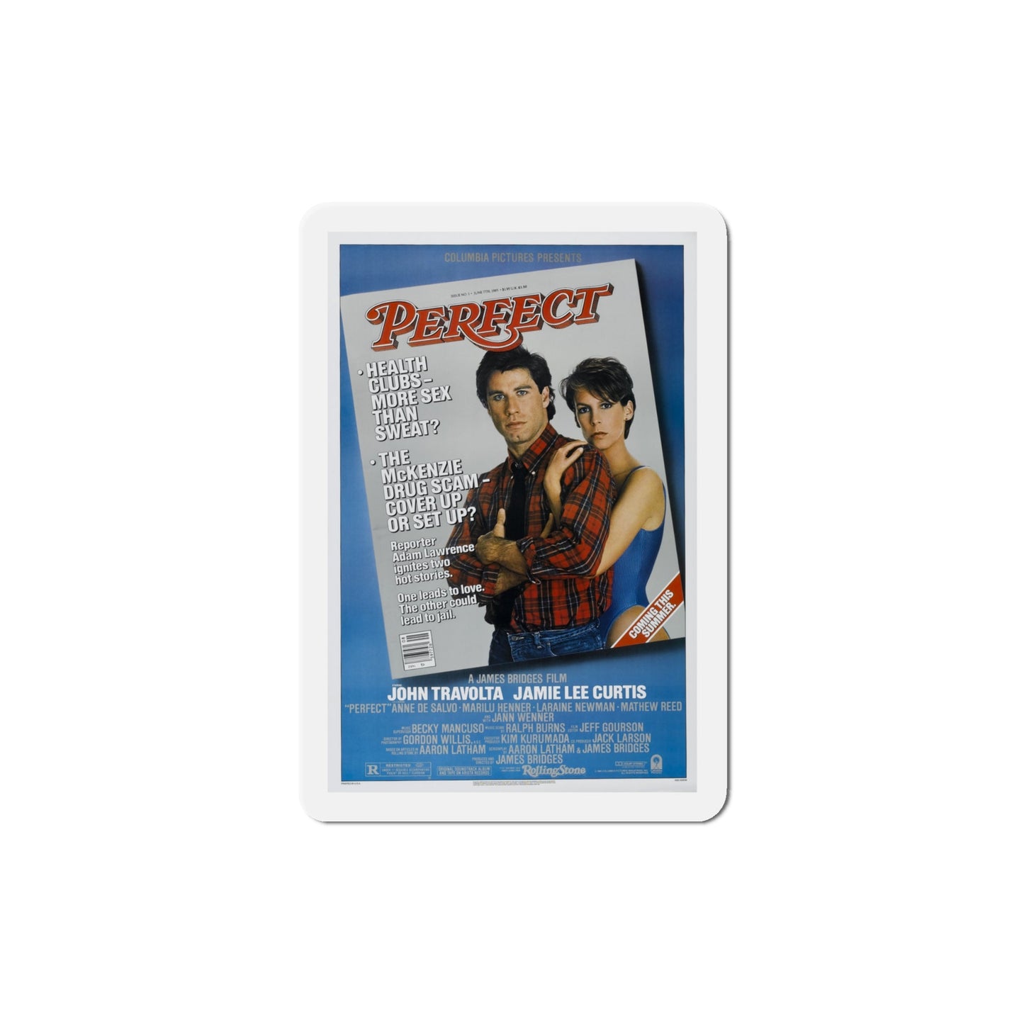 Perfect 1985 Movie Poster Die-Cut Magnet-4" x 4"-The Sticker Space