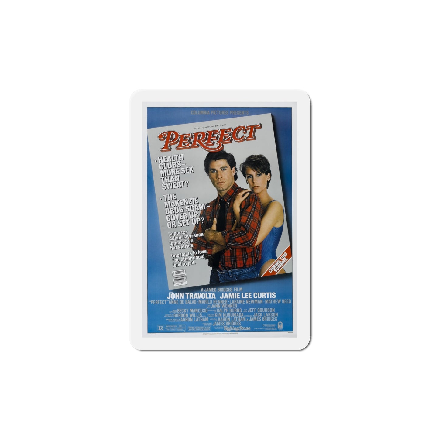 Perfect 1985 Movie Poster Die-Cut Magnet-5" x 5"-The Sticker Space