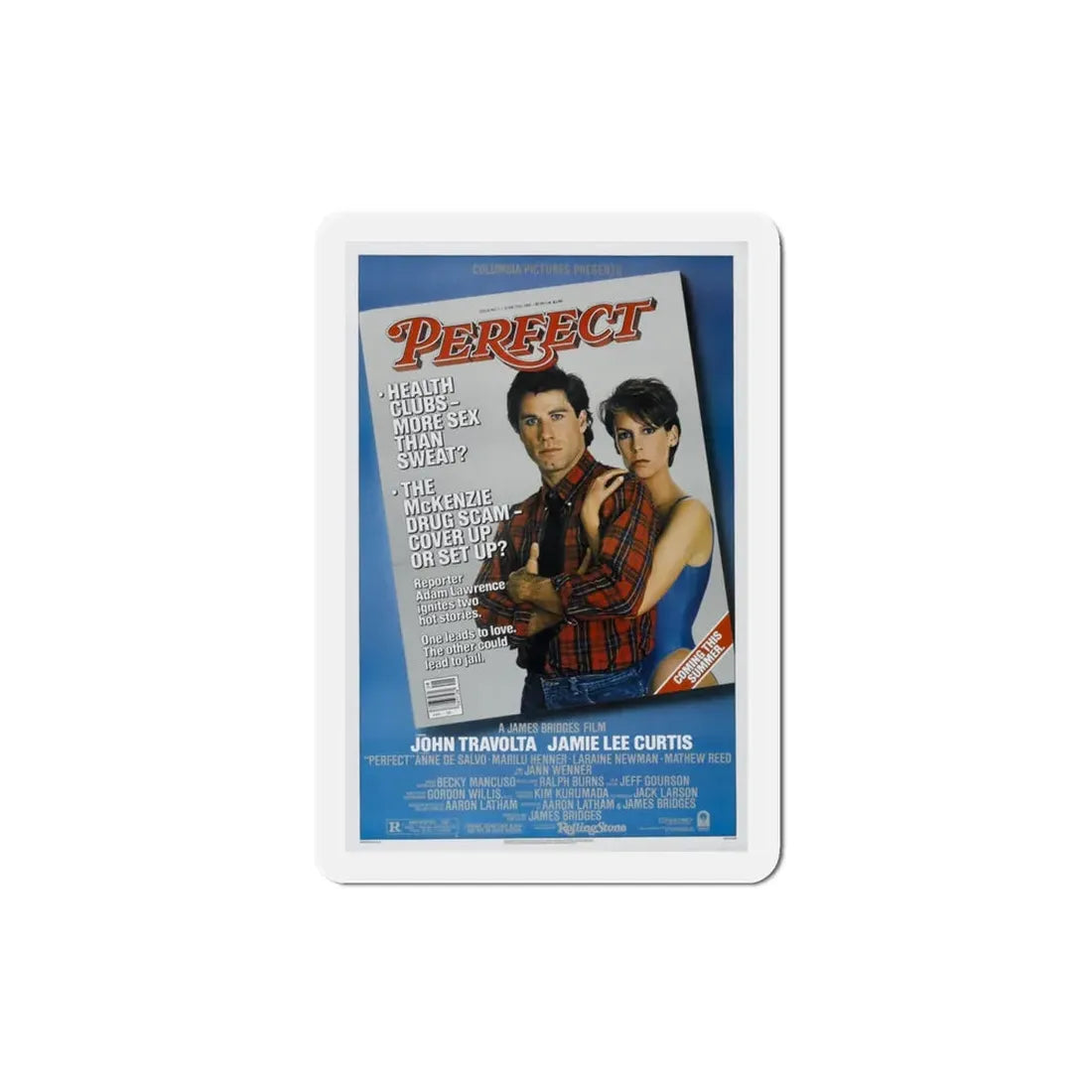 Perfect 1985 Movie Poster Refrigerator Magnet - The Sticker Space