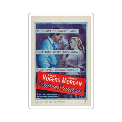 Perfect Strangers 1950 Movie Poster STICKER Vinyl Die-Cut Decal - The Sticker Space