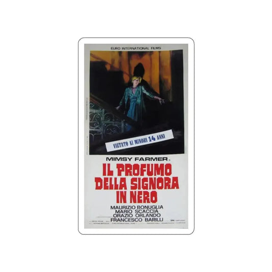 PERFUME OF THE LADY IN BLACK 1974 Movie Poster STICKER Vinyl Die-Cut Decal 2 Inch - The Sticker Space