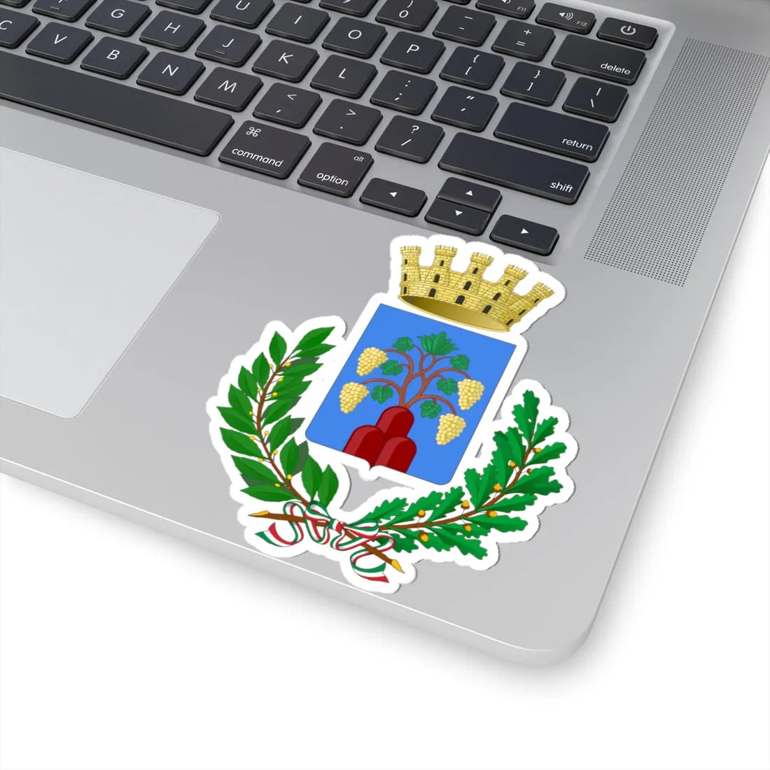 Pergola Italia-Stemma (Italy) (Coat of Arms) STICKER Vinyl Kiss-Cut Decal - The Sticker Space