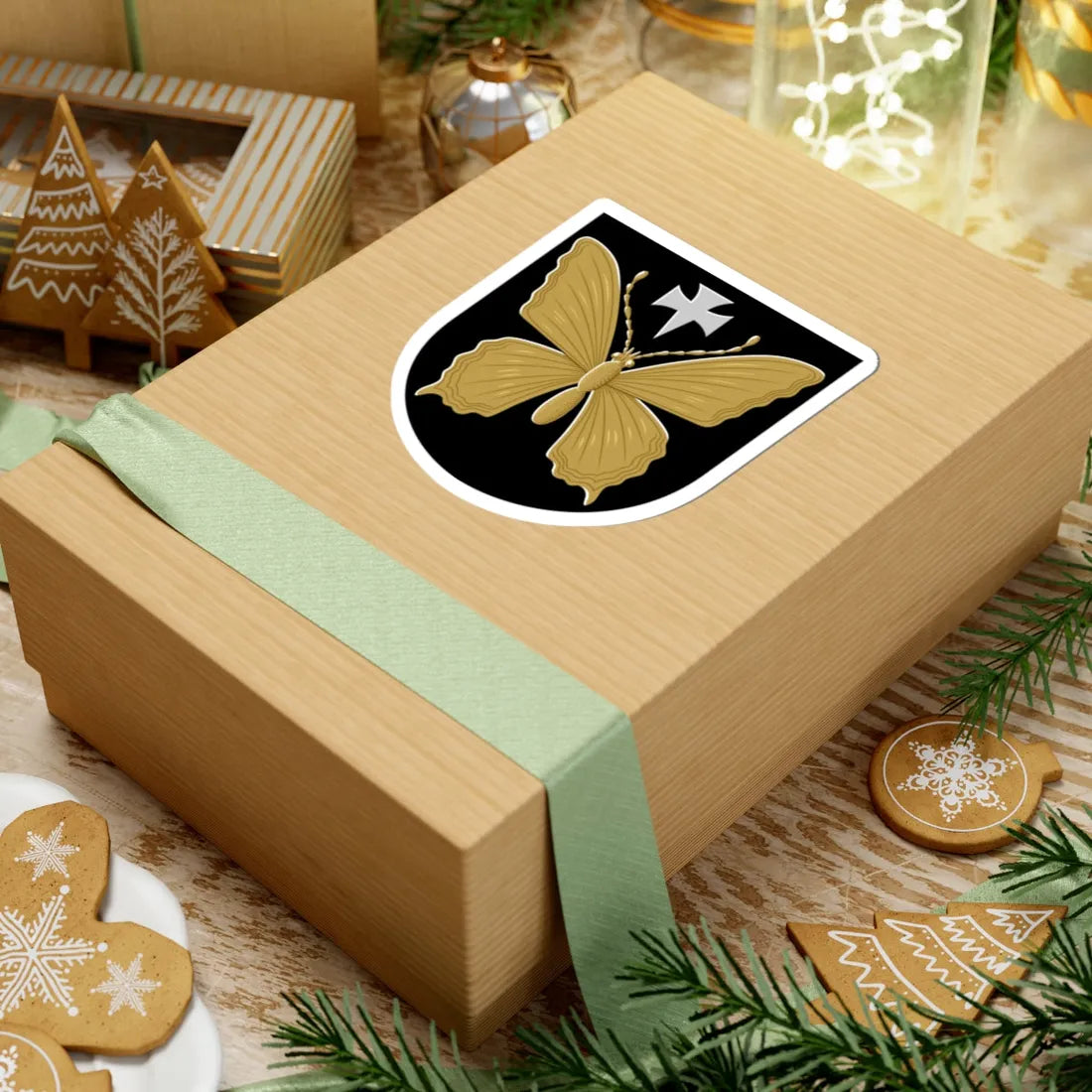 Perho.vaakuna (Finland) (Coat of Arms) STICKER Vinyl Kiss-Cut Decal - The Sticker Space