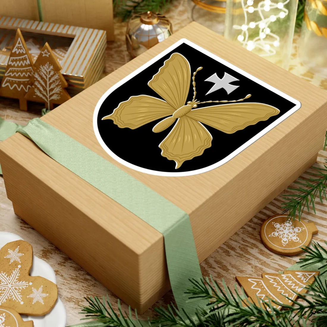 Perho.vaakuna (Finland) (Coat of Arms) STICKER Vinyl Kiss-Cut Decal - The Sticker Space